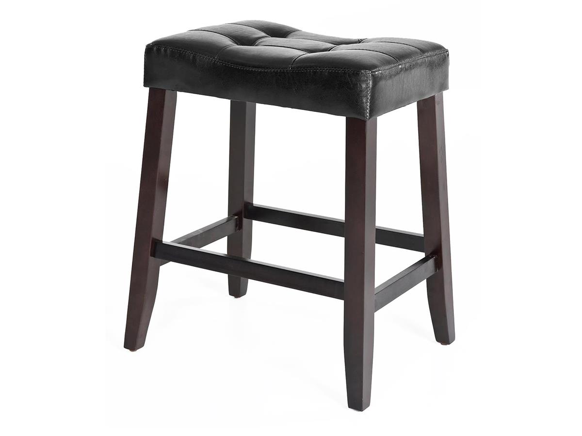 Kinsey Faux Leather Stool, 24